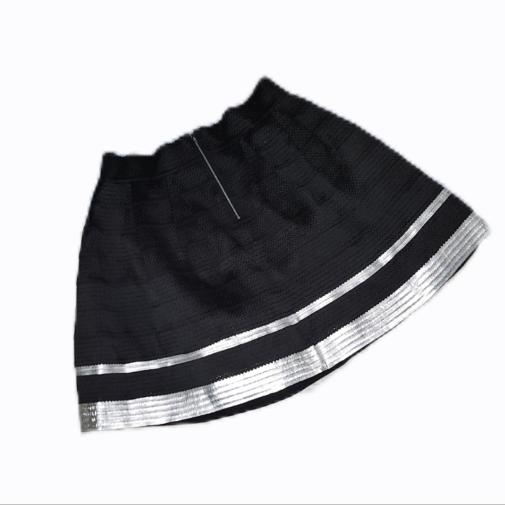 Ashley Stewart Black Skater Skirt - Picture 3 of 5